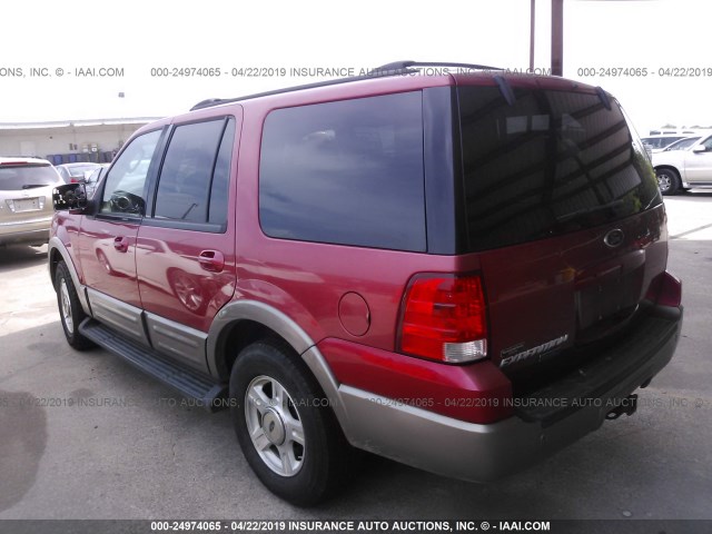 1FMPU17L53LB46207 - 2003 FORD EXPEDITION EDDIE BAUER RED photo 3