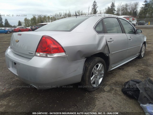 2G1WB5E36G1104181 - 2016 CHEVROLET IMPALA LIMITED LT SILVER photo 4