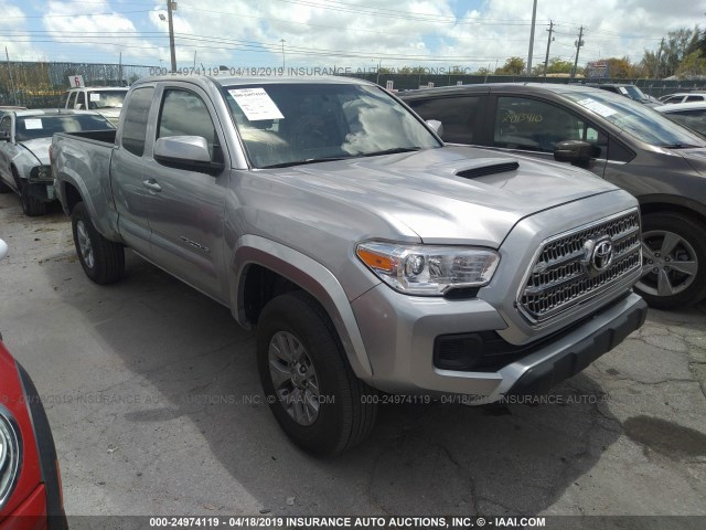 5TFRZ5CN0HX022231 - 2017 TOYOTA TACOMA SILVER photo 1