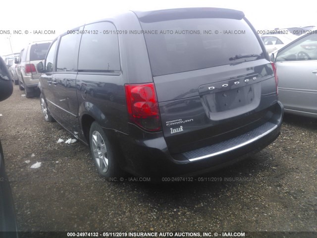 2D4RN4DG9BR767882 - 2011 DODGE GRAND CARAVAN EXPRESS BLACK photo 3