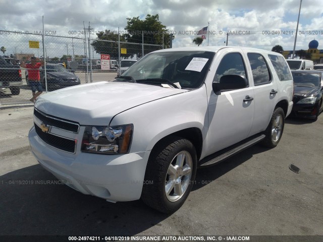 1GNLC2E05CR168829 - 2012 CHEVROLET TAHOE POLICE WHITE photo 2