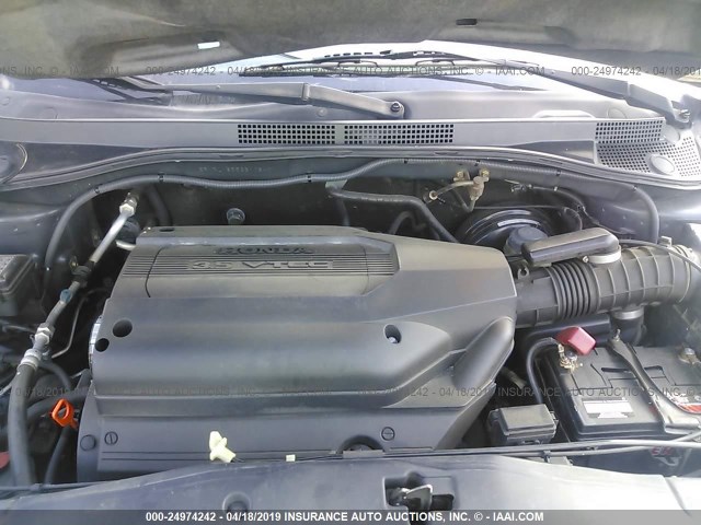 5FNRL18553B108401 - 2003 HONDA ODYSSEY GRAY photo 10