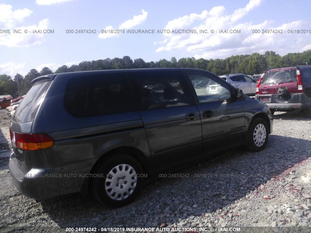 5FNRL18553B108401 - 2003 HONDA ODYSSEY GRAY photo 4