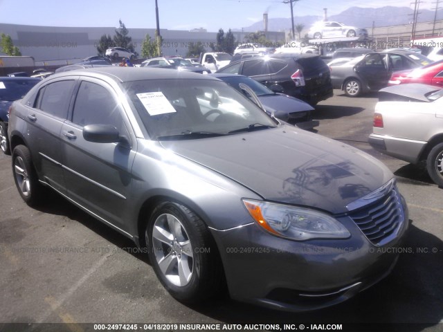 1C3CCBAB0CN199692 - 2012 CHRYSLER 200 LX GRAY photo 1