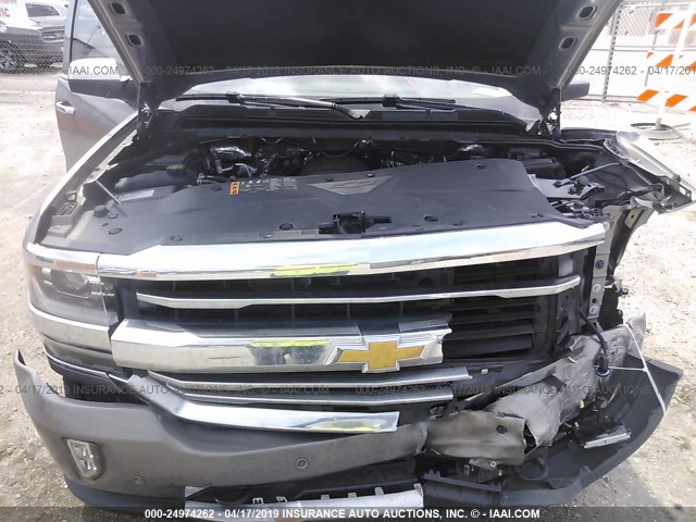 3GCUKTEJXHG267720 - 2017 CHEVROLET SILVERADO K1500 HIGH COUNTRY GRAY photo 10