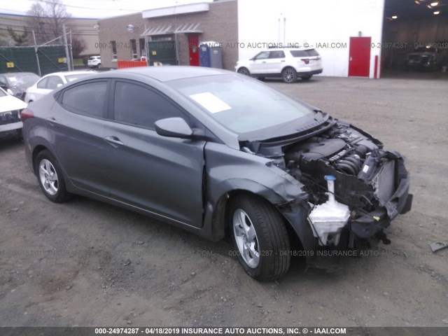 5NPDH4AE2DH356082 - 2013 HYUNDAI ELANTRA GLS/LIMITED GRAY photo 1