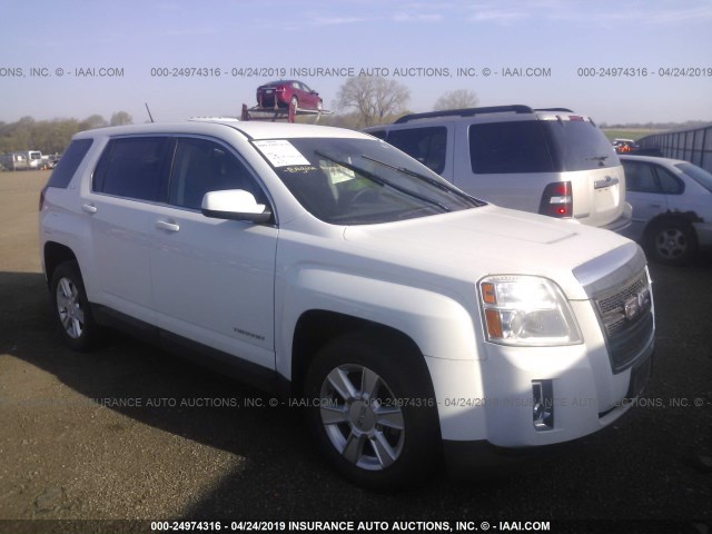 2GKFLREK6D6319954 - 2013 GMC TERRAIN SLE WHITE photo 1