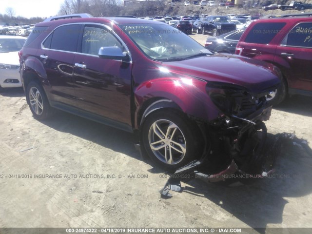 2GNFLGEK8G6141850 - 2016 CHEVROLET EQUINOX LTZ RED photo 1