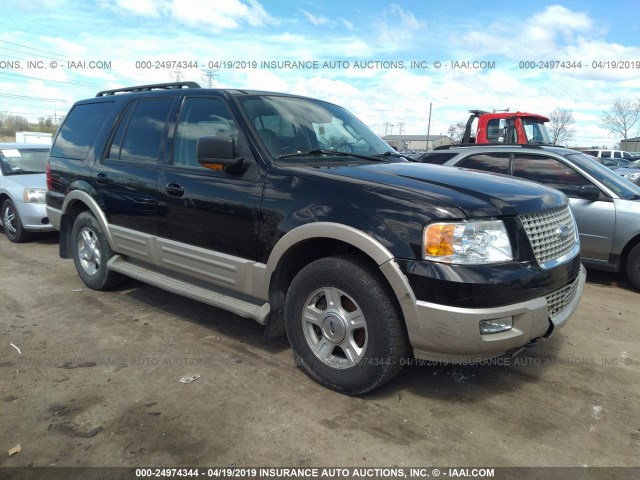 1FMFU18506LA23883 - 2006 FORD EXPEDITION EDDIE BAUER BLACK photo 1