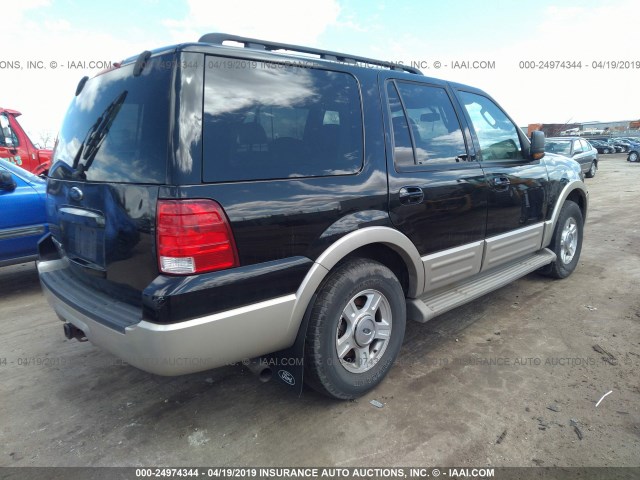 1FMFU18506LA23883 - 2006 FORD EXPEDITION EDDIE BAUER BLACK photo 4