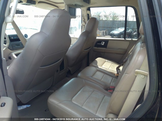 1FMFU18506LA23883 - 2006 FORD EXPEDITION EDDIE BAUER BLACK photo 8