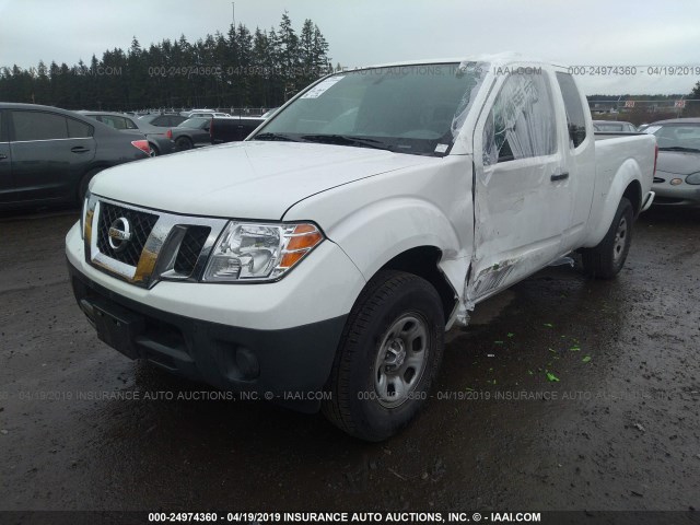 1N6BD0CT0JN735341 - 2018 NISSAN FRONTIER S/SV WHITE photo 2