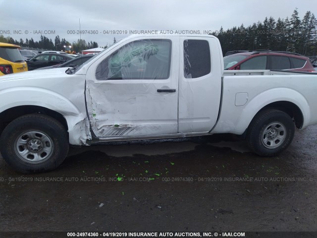 1N6BD0CT0JN735341 - 2018 NISSAN FRONTIER S/SV WHITE photo 6