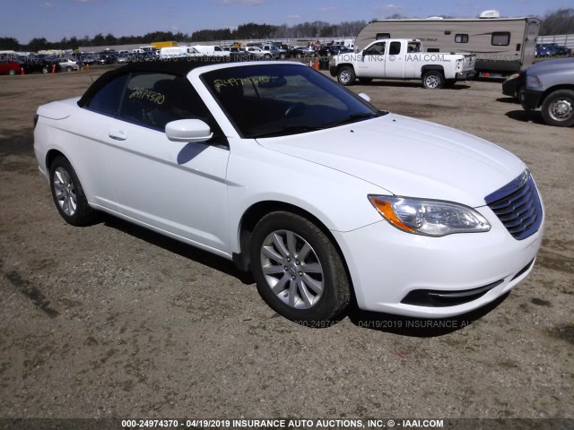 1C3BCBEB6CN233284 - 2012 CHRYSLER 200 TOURING WHITE photo 1