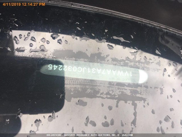 1VWAA7A31JC032245 - 2018 VOLKSWAGEN PASSAT S/R-LINE GRAY photo 11