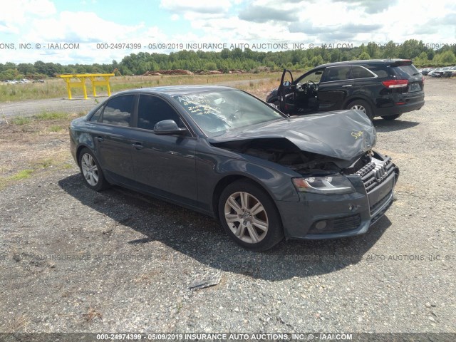 WAUJF78K19N064997 - 2009 AUDI A4 PREMIUM PLUS GRAY photo 1