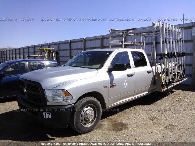 3C6TD4HT8CG280796 - 2012 DODGE RAM 2500 SILVER photo 1