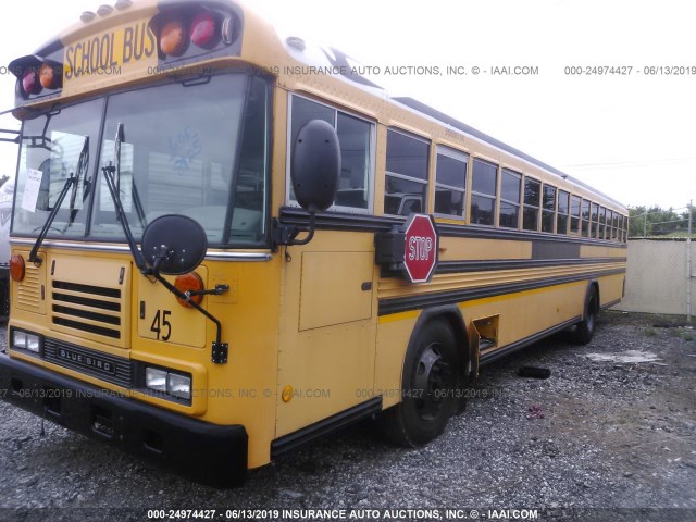 1BABNCKAX8F250981 - 2008 BLUE BIRD SCHOOL BUS / TRAN  YELLOW photo 2