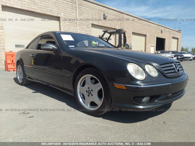 WDBPJ75J92A030390 - 2002 MERCEDES-BENZ CL 500 BLACK photo 1