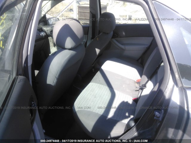 1FAHP34N77W264156 - 2007 FORD FOCUS ZX4/S/SE/SES GRAY photo 8