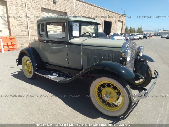 A3564441 - 1930 FORD 2 DOOR COUPE  GREEN photo 1