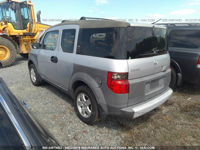 5J6YH185X3L016124 - 2003 HONDA ELEMENT SILVER photo 3