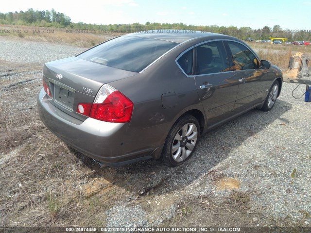 JNKAY01F86M255074 - 2006 INFINITI M35 SPORT GRAY photo 4