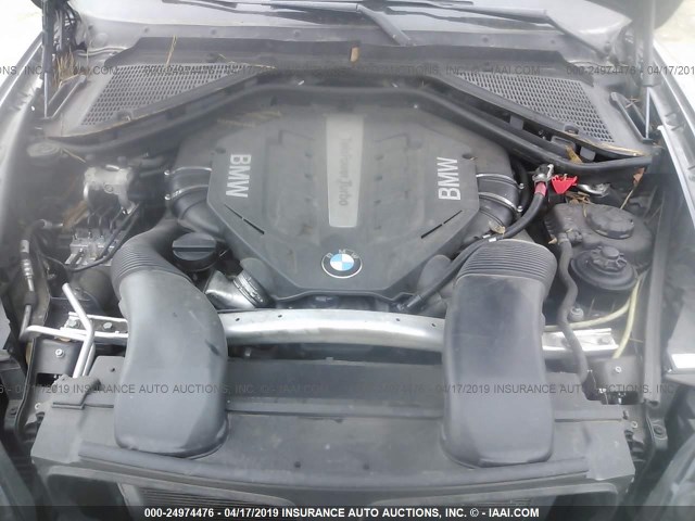 5UXZV8C59CL425278 - 2012 BMW X5 XDRIVE50I BLACK photo 10