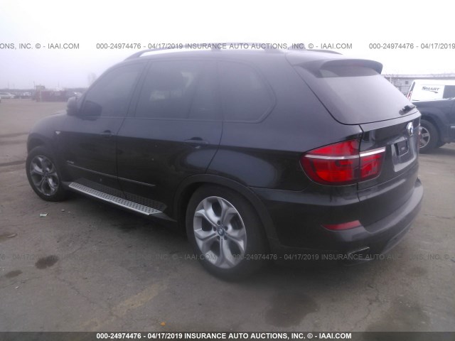 5UXZV8C59CL425278 - 2012 BMW X5 XDRIVE50I Чорний фото 3