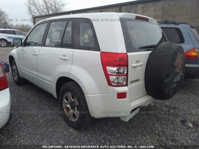 JS3TD941674200765 - 2007 SUZUKI GRAND VITARA  WHITE photo 3