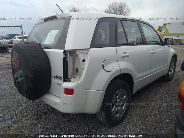 JS3TD941674200765 - 2007 SUZUKI GRAND VITARA  WHITE photo 4