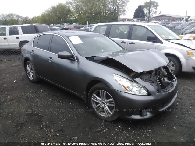 JN1CV6AR0AM458469 - 2010 INFINITI G37 GRAY photo 1