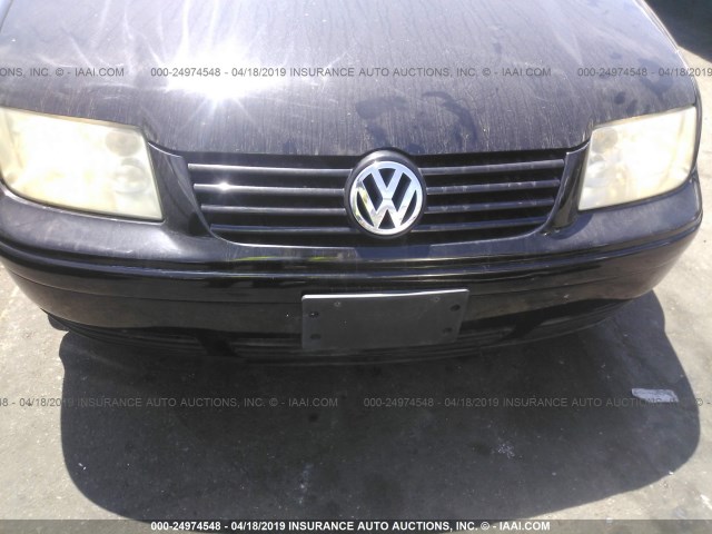 3VWST29M61M010089 - 2001 VOLKSWAGEN JETTA GLS BLACK photo 6