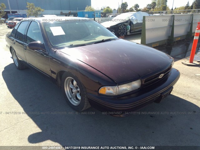 1G1BL52P5SR171812 - 1995 CHEVROLET CAPRICE / IMPALA CLASSIC/SS BURGUNDY photo 1