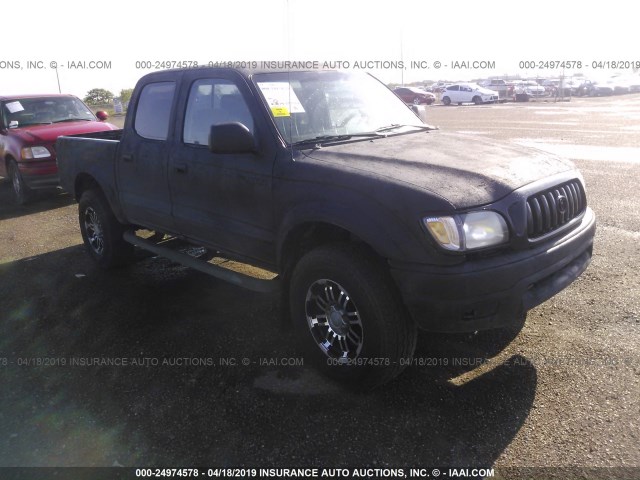 5TEGN92N72Z002019 - 2002 TOYOTA TACOMA DOUBLE CAB PRERUNNER BLACK photo 1