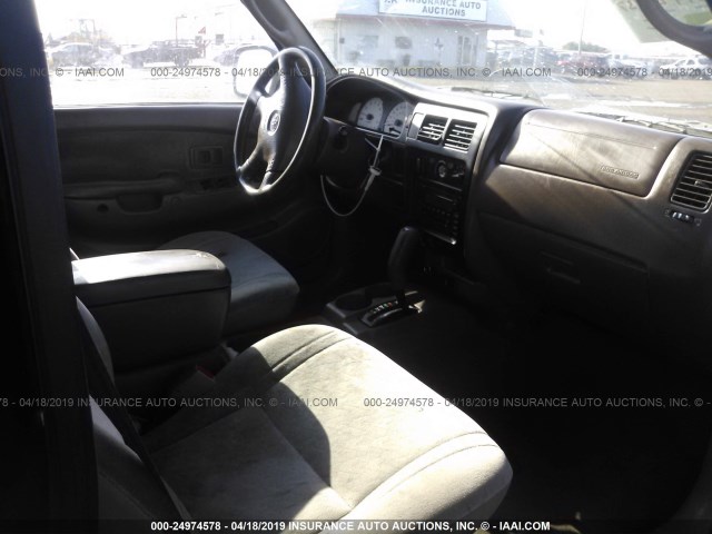 5TEGN92N72Z002019 - 2002 TOYOTA TACOMA DOUBLE CAB PRERUNNER BLACK photo 5