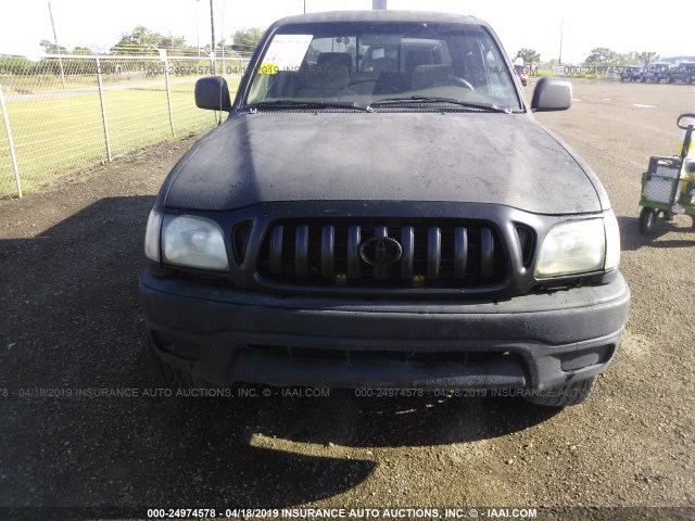 5TEGN92N72Z002019 - 2002 TOYOTA TACOMA DOUBLE CAB PRERUNNER BLACK photo 6