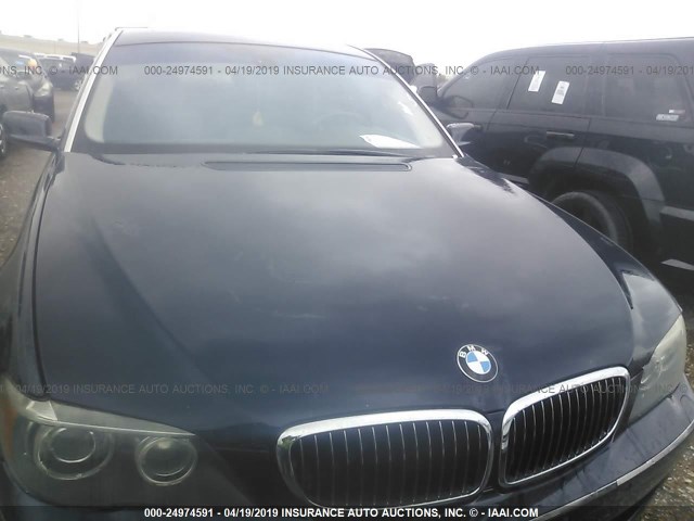 WBAHN83547DT75738 - 2007 BMW 750 BLACK photo 10