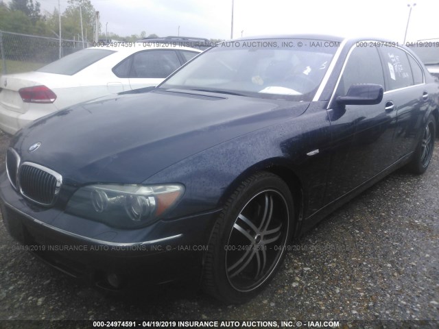 WBAHN83547DT75738 - 2007 BMW 750 BLACK photo 6