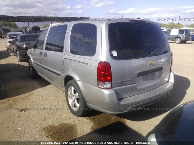 1GNDV23L36D121750 - 2006 CHEVROLET UPLANDER LS SILVER photo 3