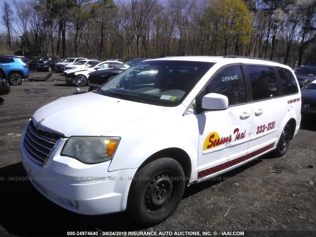 2A8HR44E39R571550 - 2009 CHRYSLER TOWN & COUNTRY LX WHITE photo 2