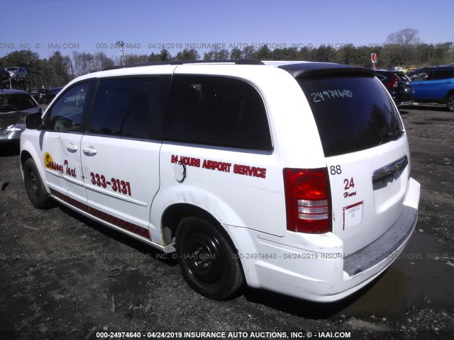 2A8HR44E39R571550 - 2009 CHRYSLER TOWN & COUNTRY LX WHITE photo 3