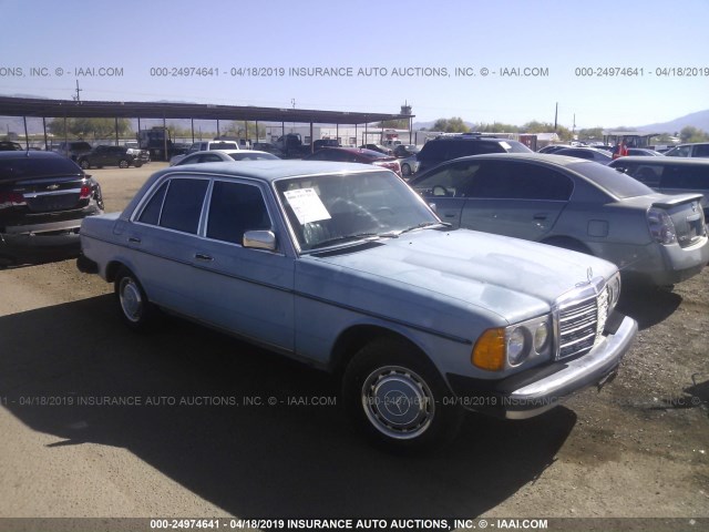 WDBAB23A5CB341609 - 1982 MERCEDES-BENZ 240 D Light Blue photo 1