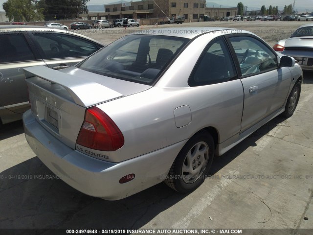 JA3AY31C4XU049744 - 1999 MITSUBISHI MIRAGE LS SILVER photo 4