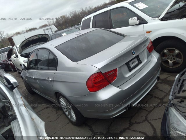 WBAPL5C5XBA919007 - 2011 BMW 335 XI SILVER photo 3