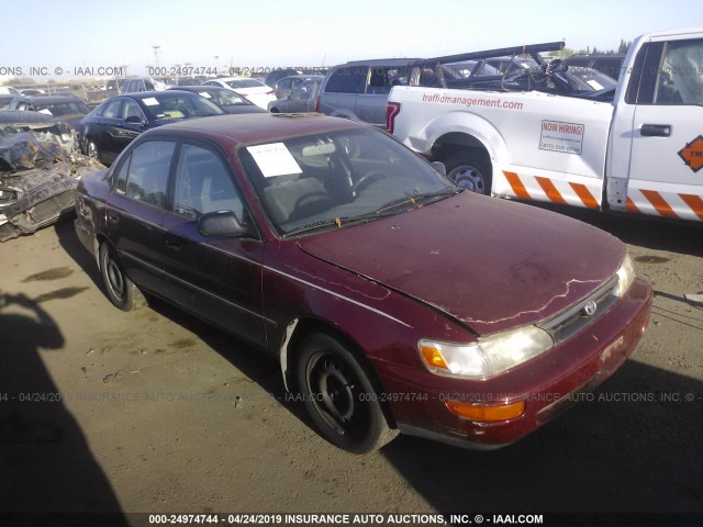 1NXAE09E9PZ114520 - 1993 TOYOTA COROLLA LE/DX RED photo 1