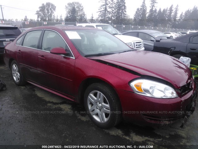 2G1WB5E37E1132911 - 2014 CHEVROLET IMPALA LIMITED LT RED photo 1