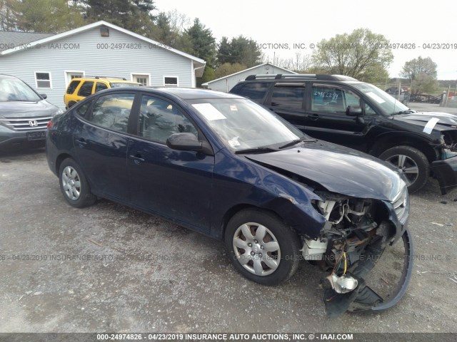 KMHDU46D29U672134 - 2009 HYUNDAI ELANTRA GLS/SE Dark Blue photo 1