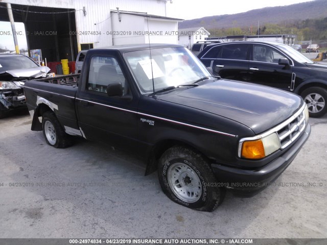 1FTCR10A6TTA04056 - 1996 FORD RANGER BLACK photo 1