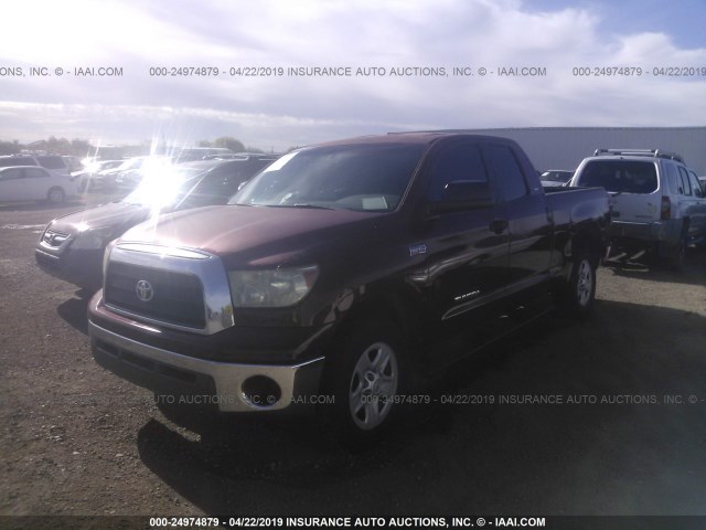 5TFRV54107X032585 - 2007 TOYOTA TUNDRA DOUBLE CAB SR5 RED photo 2